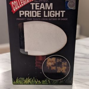 Michigan wolverines team pride light